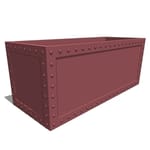 View Hughes Fiberglass Rectangle Planters